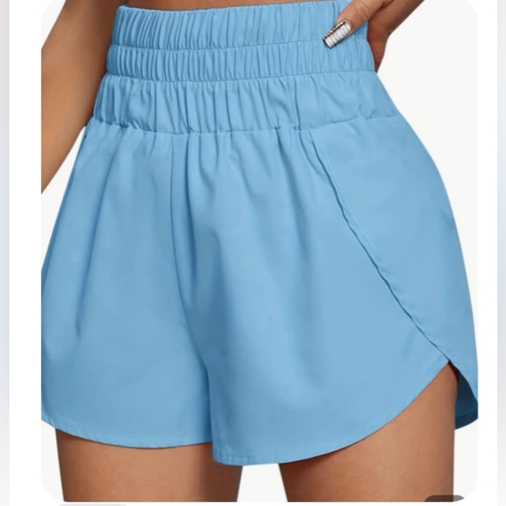 Elastic Waist Sports Shorts